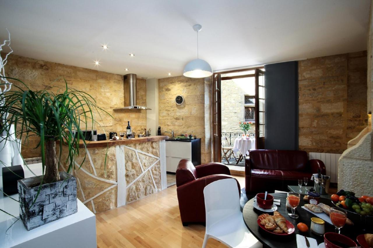 In Sarlat Luxury Rentals, Medieval Center - Maison Fénelon Buitenkant foto
